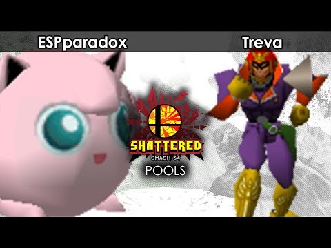 Smash 64: ESPparadox (Jigglypuff) V Treva (Captain Falcon) - Shattered 86 Tournament SSB64