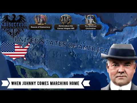 Hearts of Iron IV: Kaiserreich music USA: When johnny comes marching home.