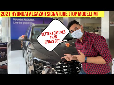 2021 Hyundai ALCAZAR Signature 2.0 Petrol | 6 Seater | Most Detailed Review | Top Model