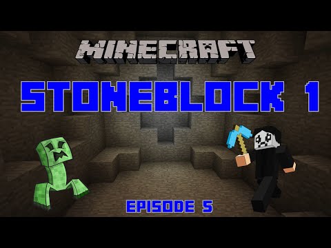 Minecraft - Stoneblock 1 - Draven Goes Underground- Episode 5