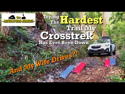 My Crosstrek Goes Down The Hardest Trail It's Ever Been Down, And My Wife Drove?