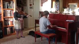 Amazing piano playing with fiddle
