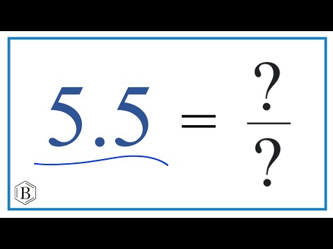 5.5 as a Fraction (simplified form)