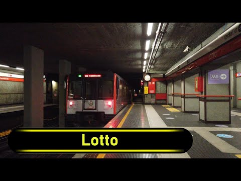 Metro Station Lotto - Milan 🇮🇹 - Walkthrough 🚶