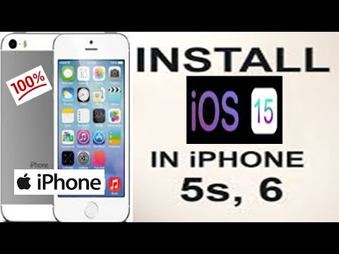 How to Install 😮😮 IOS 15 in iPhone 5s and 6 || How to Update iPhone 5s and 6 on IOS 15🔥🔥