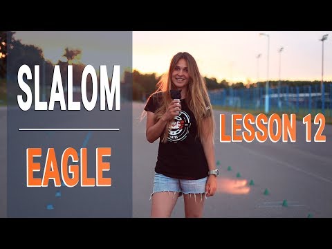 Slalom Inline Skate trick tutorial - EAGLE - Lesson 12