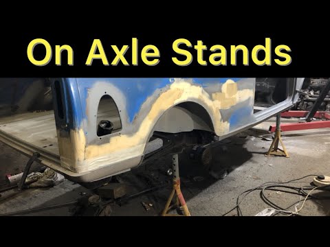 Classic Mini Pickup Restoration Ep77 - Axle Stands