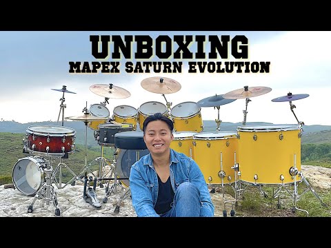 my Mapex Saturn Evolution 💛 VLOG!