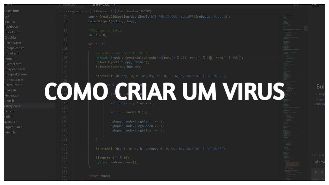 👾 COMO EU CRIEI UM VIRUS (Purgatorium.exe)