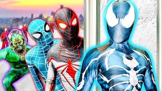 TEAM SPIDER-MAN vs BAD GUY TEAM | Ice Venom is New Bad-Hero ??  ( Live Action )