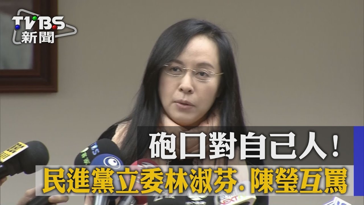 砲口對自己人！民進黨立委林淑芬、陳瑩互罵