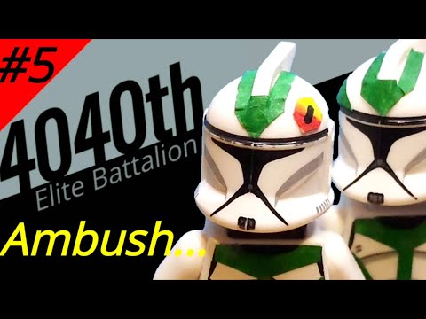 4040th Elite Battalion Episode 5: Ambush... (A Lego Star Wars Clone Trooper Stop Motion)