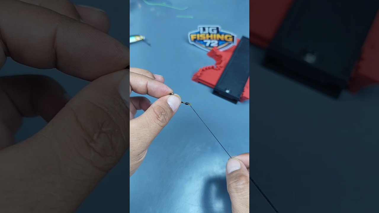 Easiest No-Eye Hook Knot You Must Know #fishing #fishingknot #gtknot #fishingtips #diy #fishinglife