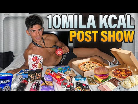 I EAT whatever I want for 24 hours after my first bodybuilding COMPETITION