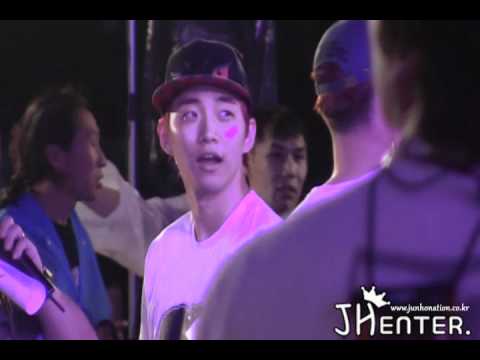 [FANCAM] 110710 JUNHO Dream Team Recording {9}