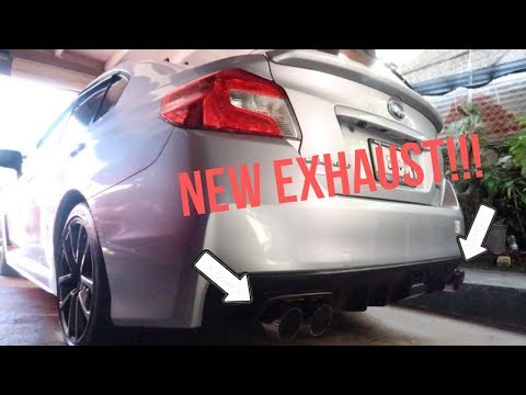 2019 WRX muffler delete install (BLOX)