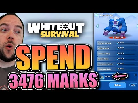 Spending 3,476 Wild Marks [how far will it go?] Whiteout Survival