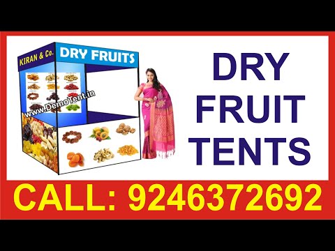 Dry fruits sales tents