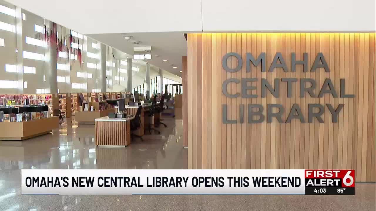Omaha's new central library opens this weekend
