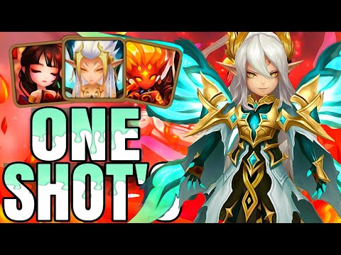 ONE SHOT TEAM w/ CRAZY IGNORE DMG! - Summoners War