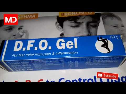 D.f.o gel for fast relief from pain and inflammation