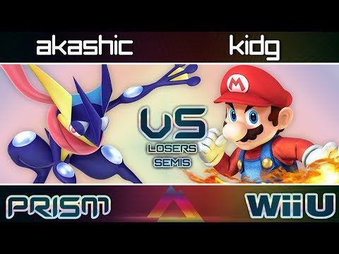 PRISM 131 - Akashic (Greninja) vs. KidG (Mario) - Losers Semis - Smash Wii U