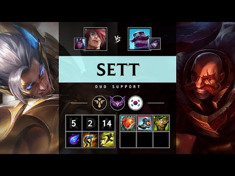 Sett Support vs Braum - KR Master Patch 25.12