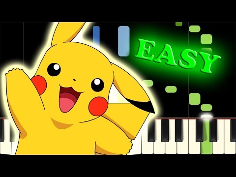 POKÉMON THEME SONG Easy Piano Tutorial Sheet Music Boss