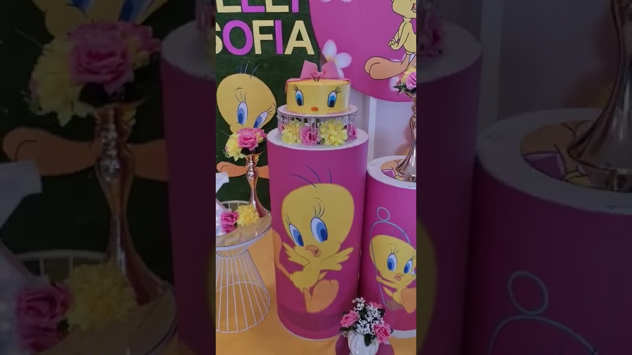 Decoración cumpleaños de la temática PIOLIN #fessicreaciones
