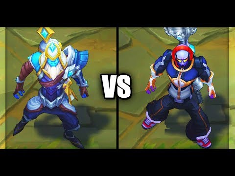 Championship Ryze vs SKT T1 Ryze Skins Comparison (League of Legends)