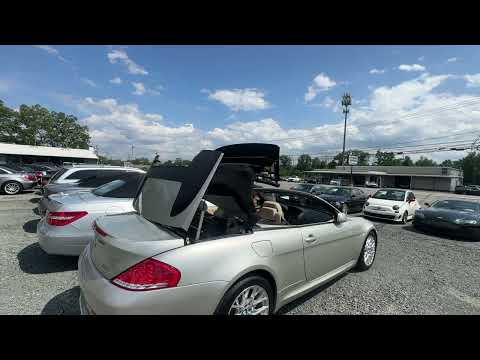 2009 BMW 650i Convertible Top Operation