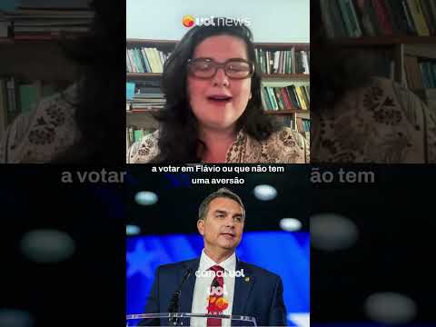 Flávio Bolsonaro muda pauta em busca de eleitor indeciso, diz professora
