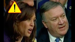 Kamala Harris Shows Her Hatred For Trump Then CIA Director Pompeo Schools Her!