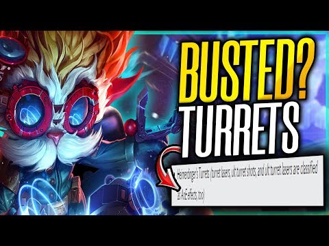 NEW HEIMERDINGER BUFFS MAKE HIS TURRETS BROKEN? BIG TURRET CHANGES IN PATCH 9.6! - League of Legends