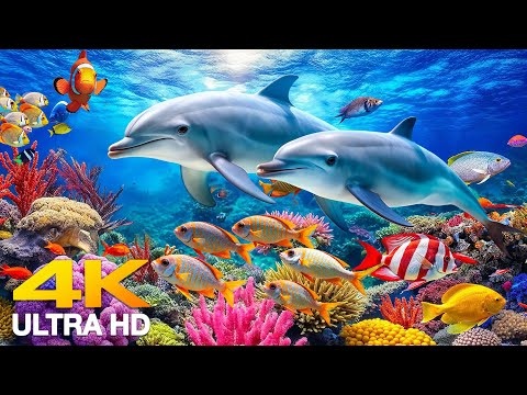 The Best 4K UNDER RED SEA VIDEO -  Relaxing Music with Stunning Footage of Marine Life to Healing
