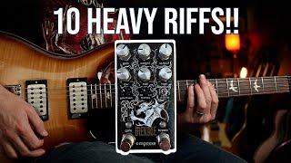 Video thumbnail for 10 Heavy Riffs! | Empress Heavy Menace Distortion Pedal Demo by Let's Play All