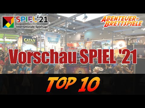 Top 10 SPIEL '21 Brettspiele - Vorschau