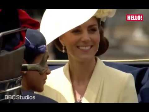 Meghan and Kate share a laugh during Trooping the Colour 2019 | Hello