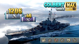 Cruiser Colbert: Great game with an impossible comeback - World of Warships