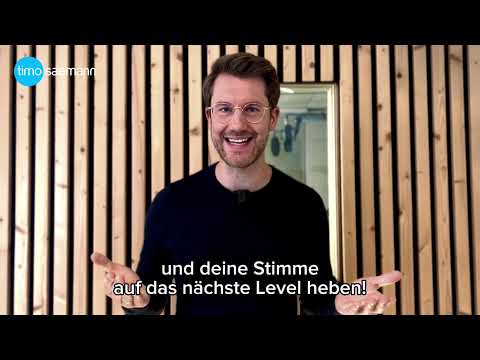 Stimme trainieren | Sicher & überzeugend sprechen | Das Sprechtraining mit Profisprecher Timo Sämann