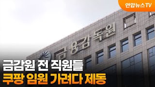 금감원 전 직원들, 쿠팡 임원 가려다 제동 / 연합뉴스TV (YonhapnewsTV)