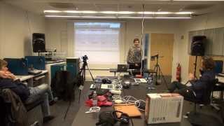 Presentasjon av Thomas i Ableton Live på NMH