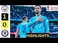 Manchester City vs Chelsea 1-0 Highlights. Bernardo Silva goal | FA Cup Semi-final