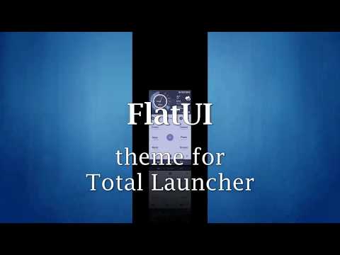 Тема FlatUI для Total Launcher video thumbnail