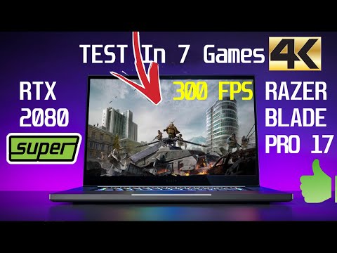 2021 Razer Blade 17 Pro | 2080 Super MaxQ - Benchmarks 4k.