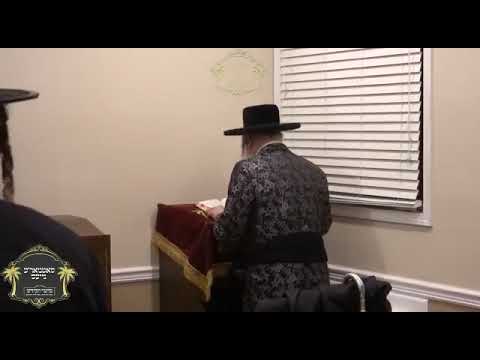Satmar Rebbe R' Aharon Counting The Last Sefira of 5783