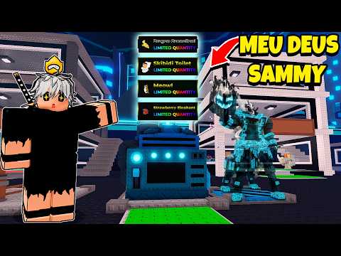 PEGUEI O HEADLESS HORSEMAN QUE O SAMMY COLOCOU NA MAQUINA NESSA UPDATE DO BRAINROT!!😱❄️