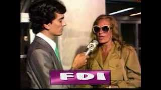 Dalida - Interview à l'aéroport de Rio [Brésil 17.05.1983]