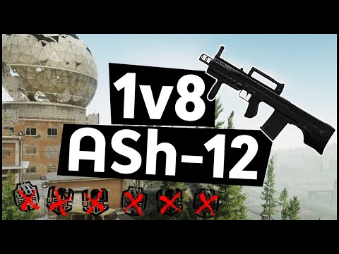 Fighting 2 Squads With The ASh-12 - 1v8