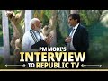 Live: PM Modi's interview to Republic TV